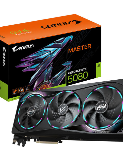 GIGABYTE 技嘉 GeForce RTX 5080 AORUS MASTER 16GB GDDR7 顯示卡